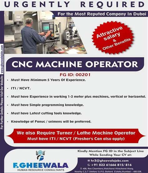 cnc machine jobs in uae|Urgent! Cnc operator jobs in Dubai .